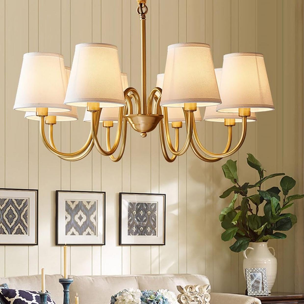 Nordic Chandeliers Copper